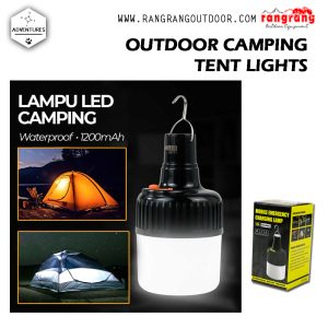 Lampu Camping Tenda Lampu LED Camping Waterproof Emergency Cool White 10W