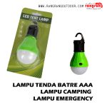 Lampu LED Tenda Bohlam Camping waterproof white