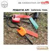 Pemantik Api Outdoor Survival Magnesium Flint Stone Fire Starter – PRO – Multi-Color 5