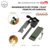 Pematik Api Outdoor Fire Stater Alat Pematik Pembuat Api Survival Magnesium Forrocerium 6