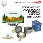 Obat Lapar Alat Memasak Panci Set 301 – Nesting Set Camping Hiking Outdoor Camping Cooking Set Seri 301 Obat Lapar Alat Memasak Panci Set 301 – Nesting Set Camping Hiking Outdoor Camping Cooking Set Seri 301