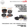 Obat Lapar Alat Paket Komplit Memasak Panci Set 308 – Nesting Set Camping Hiking Outdoor Camping Cooking Set 308 9