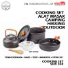 Obat Lapar Alat Paket Komplit Memasak Panci Set 308 – Nesting Set Camping Hiking Outdoor Camping Cooking Set 308 7