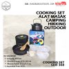 Obat Lapar Alat Paket Komplit Memasak Panci Set 308 – Nesting Set Camping Hiking Outdoor Camping Cooking Set 308 8