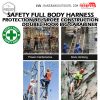 SAFETY  FULL BODY HARNESS Protection Belt 2M Rope Type O Hooks DOUBLE BIG CARABINER 6