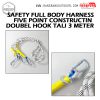 Keep Safety BODY HARNESS FULL BODY HARNESS CLIMBING CONSTRUTION DOBEL HOOK 2M – 3M 8