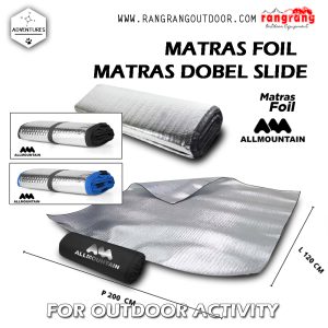MATRAS ALUMUNIUM FOIL DOUBLE ALLMOUNTAIN DOUBLE BUBBLE PAD Matras Camping