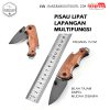 Pisau Lipat Outdoor Mini Folding Tactical Knife Survival Hunting Tool  4