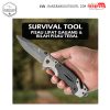 Pisau Lipat Outdoor Portable Knife Survival Stainless Steel Survival Outdoor 4