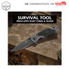 Pisau Lipat Outdoor Portable Knife Survival Stainless Steel Survival Outdoor 5