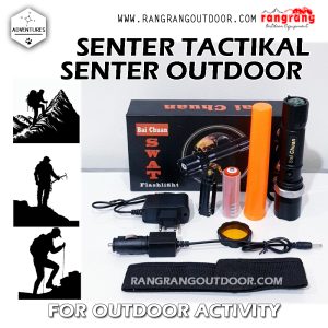 SENTER TACTIKAL SWAT Police / SENTER Olah raga / SETER LUAR RUANG Senter Camping / Senter SWAT Police Kompas