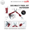 Alat Darurat Multi Tool Kit Earthquake Emergency Outdoor Survival Portable SOS 9