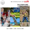 Climbing Rope Steel Buckle Panjat TebingTali Paracord  10mm Panjang 20M – 12KN – Black 5