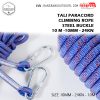 Climbing RopeTali Paracord Panjat Tebing  Steel 10M 10mm – 24KN – Blue 7