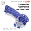 Climbing RopeTali Paracord Panjat Tebing  Steel 10M 10mm – 24KN – Blue 8
