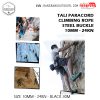 Climbing Rope Steel Buckle Panjat TebingTali Paracord  10mm Panjang 30M – 24KN – Black 8