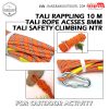 Tali Outdoor Darurat Panjat Tebing Survival Fire Rope 10M Tali Rappelling Safety Climbing 5