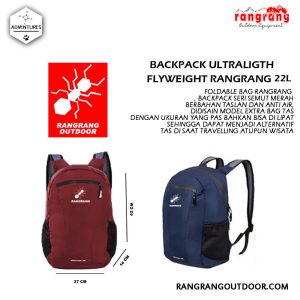 Tas Ultralight Tas Lipat Tas Gendong Tas Waterproof Tas Rangrang 22L