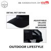 Modis Topi Tengkorak Topi Tactikal Topi Trucker Jaring Unisex Mesh Hat Cap Skull Patch 6
