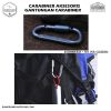  Carabiner Aksesoriss Gantungan Tas Quickdraw Carabiner Aluminium Alloy -Silver 13