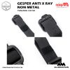 Tali Ikat Pinggang Simpel & Modis – Ikat Pinggang Pria Tactical Anti X-ray Non Metal – Black 8