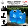 Jerigen  Portable Kantong Air Portable Water Bag 10L – Transparent 8