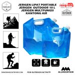 Jerigen Portable Kantong Air Portable Water Bag 10L – Transparent Jerigen Portable Kantong Air Portable Water Bag 10L – Transparent