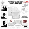 Jerigen  Portable Kantong Air Portable Water Bag 5L – Transparent 8
