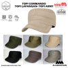 TOPI KOMANDO Topi Komando polos bahan KANVAS TACTICAL Topi Harian   9
