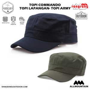 TOPI KOMANDO Topi Komando polos bahan KANVAS TACTICAL Topi Harian  