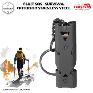 Peluit Darurat Survival Outdoor Stainless Steel Whistle, Pluit SOS