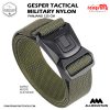 Klick Gesper Tali Ikat Pinggang Pria Military Tactical Nilon 125cm – Black – Army Green 9