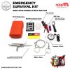 Rangrang Emergency Gear Tools Box 8 in 1 SOS Help Outdoor Sport Camping Hiking Portable Foldable Survival Kit 9