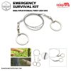 Rangrang Emergency Gear Tools Box 8 in 1 SOS Help Outdoor Sport Camping Hiking Portable Foldable Survival Kit 10