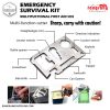 Rangrang Emergency Gear Tools Box 8 in 1 SOS Help Outdoor Sport Camping Hiking Portable Foldable Survival Kit 14