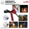 Rangrang Emergency Gear Tools Box 8 in 1 SOS Help Outdoor Sport Camping Hiking Portable Foldable Survival Kit 13