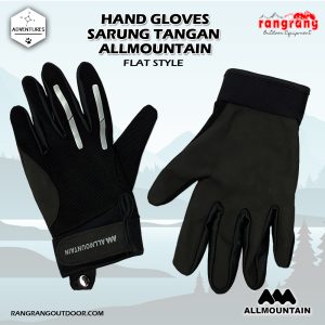 Sarung Tangan Basic full finger Allmountain Original New Riding Glove Basic Full Flat style- Gloves