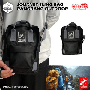 JOURNEY Sling bag Classic Rangrang Outdoor, Outdoor Stlye _Black