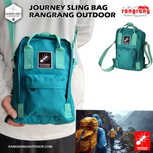 JOURNEY Sling bag Classic Rangrang Outdoor, Outdoor Stlye  _ Green Tosca