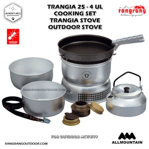 Alat Masak Camping outdoor  Premium, Cooking Set Anti Badai Cooking Set Trangia 25 – 4 UL Original