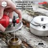 Alat Masak Camping outdoor  Premium, Cooking Set Anti Badai Cooking Set Trangia 25 – 4 UL Original 11