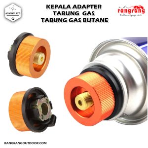 Kepala Adapter Gas Kompor Gunung Kompor Camping / Camping Propane Burner Head