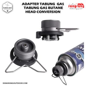Kepala Adaptor Gas segitiga Kompor Camping Camping Propane Burner Head Kepala Gas Kaleng Portable