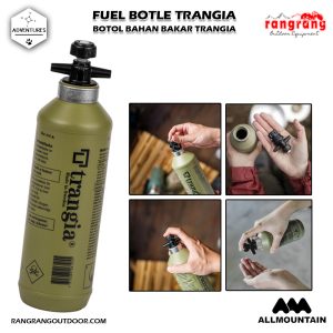 1 Liter Botol Bahan Bakar Cair, Botol Anti Tumpah, Trangia Fuel Bottle, 1000ML Original – Botol Bahan Bakar Trangia 1Liter
