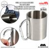Unik Desain, Cangkir Karabiner Stainless Steel Size Mug Gelas Karabiner Carabiner Outdoor Gunung 12