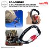 Carabiner Aluminium Alloy Professional Heavy Duty Locking BOOMS 9