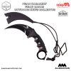 Pisau Karambit, Pisau Ranting, Pisau Outdoor, Pisau koleksi /Black Grey 6