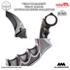 Pisau Karambit, Pisau Ranting, Pisau Outdoor, Pisau koleksi /Black Grey 7