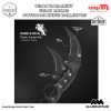 Pisau Karambit, Pisau Ranting, Pisau Outdoor, Pisau koleksi /Black Grey 10