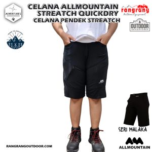 Celana Pendek streacht Quickdry Allmountain Outdoor seri malaka Celana Pendek- Wanita Hiking